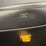 Balenciaga Large Rodeo Leather 2Way Handbag Black
