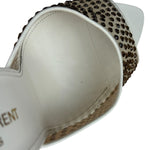 YSL Gippy Crystal Mesh Stilettos