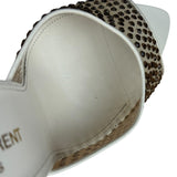 YSL Gippy Crystal Mesh Stilettos