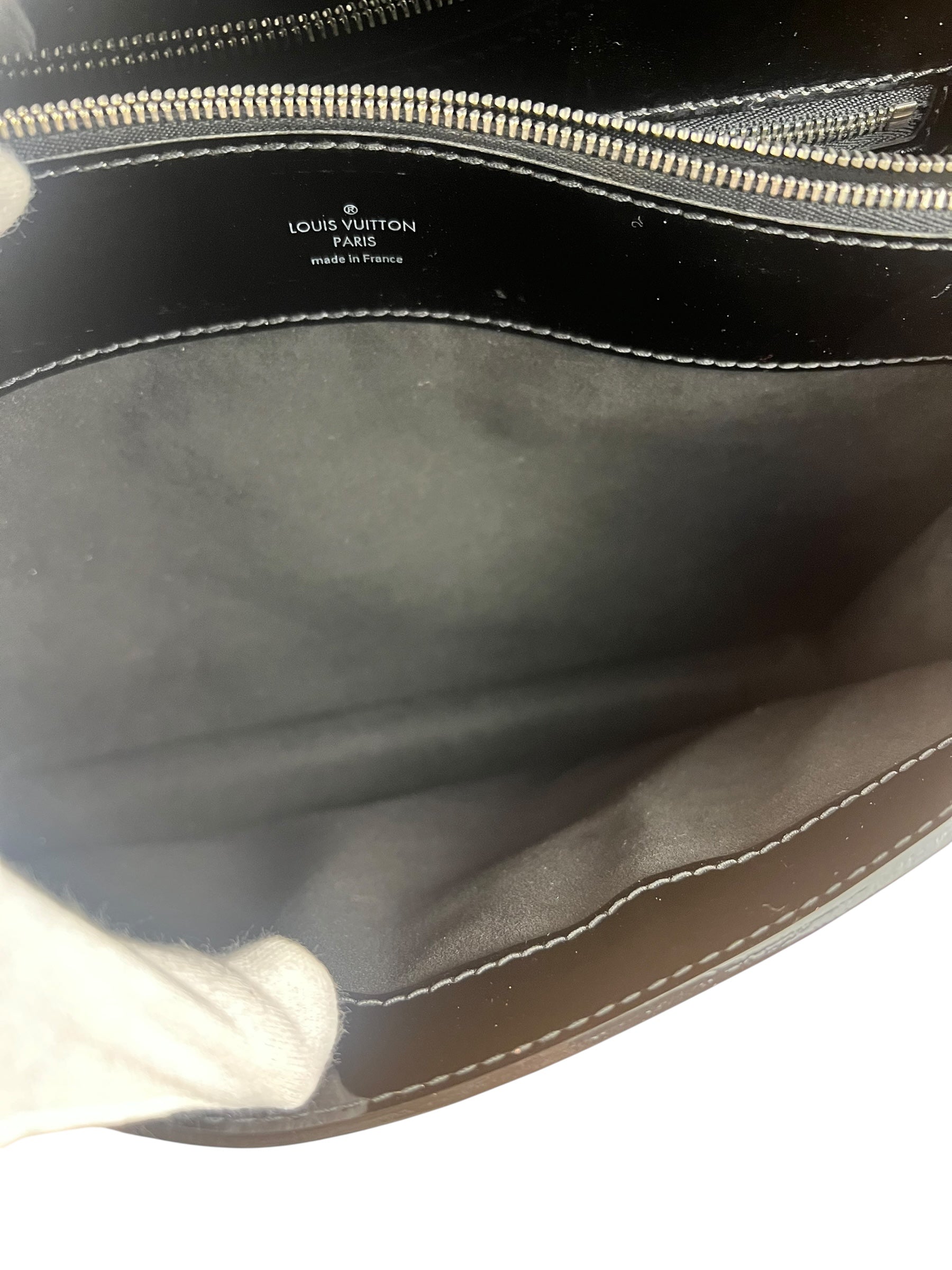 Louis Vuitton Black Electric Epi Sévigné 2Way Handbag