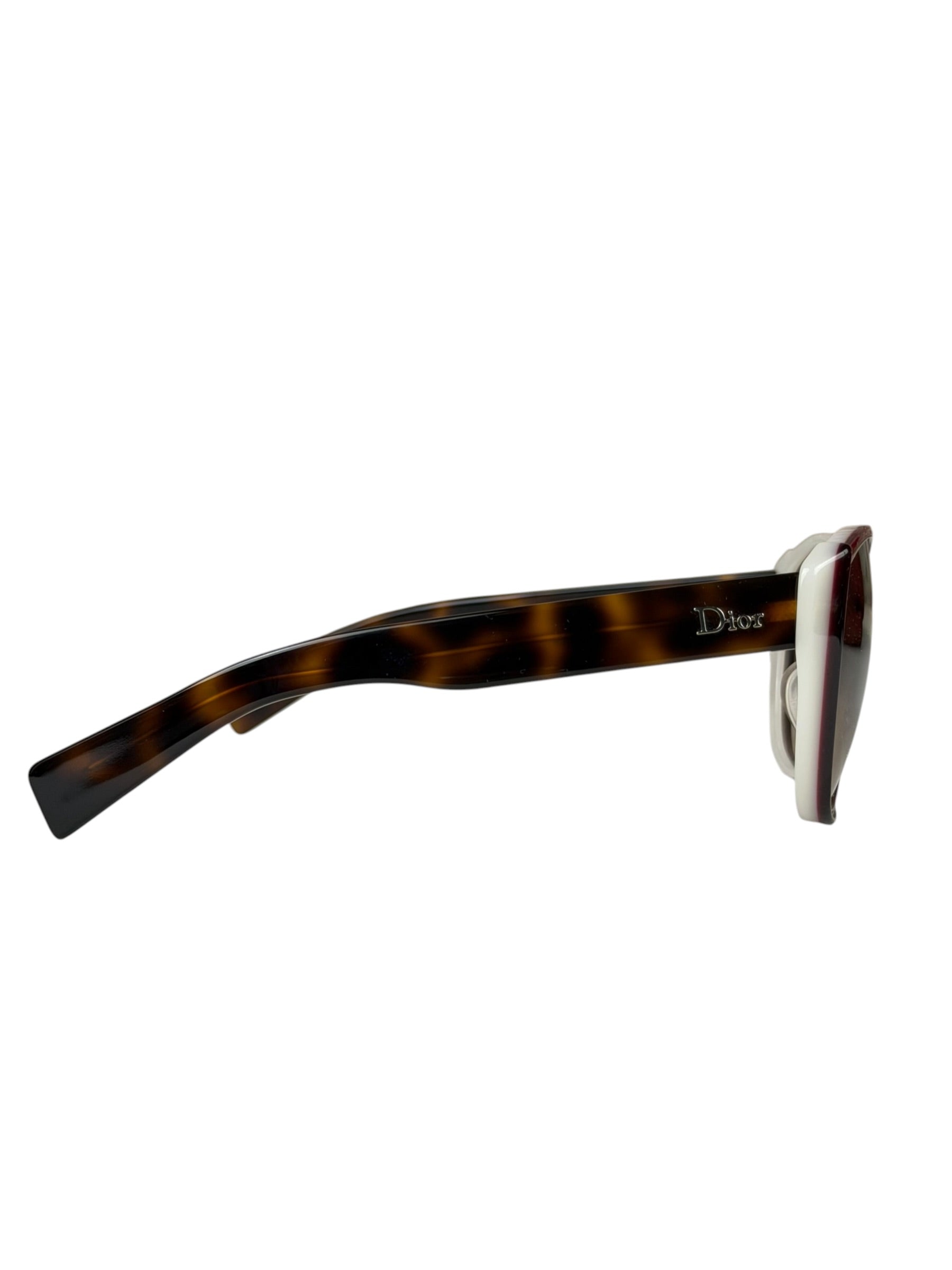Christian Dior Cat-Eye Red-White Acetate Summerset F Frame
