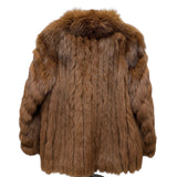Malvoisie Vintage Brown Fur Coat