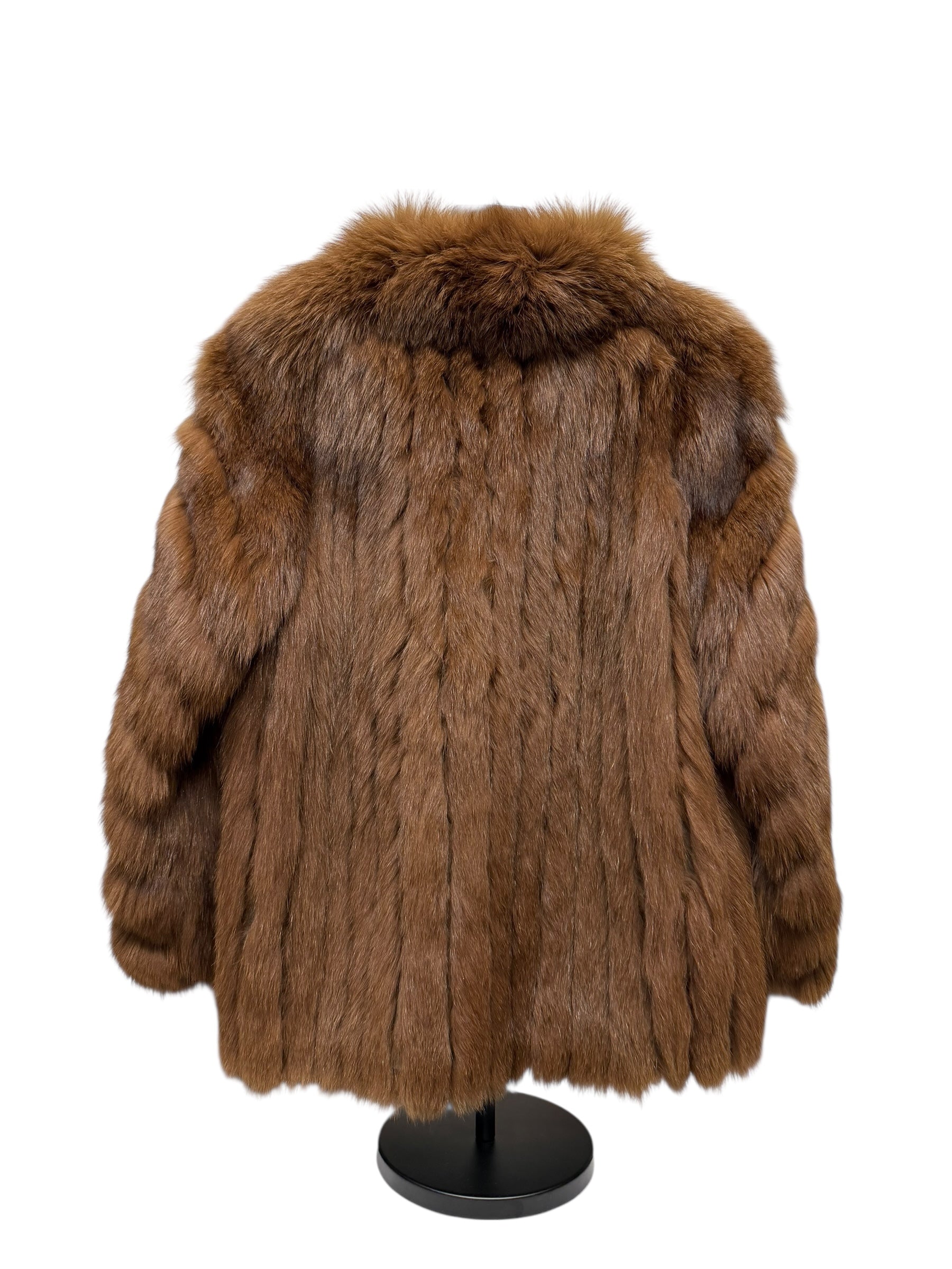 Malvoisie Vintage Brown Fur Coat