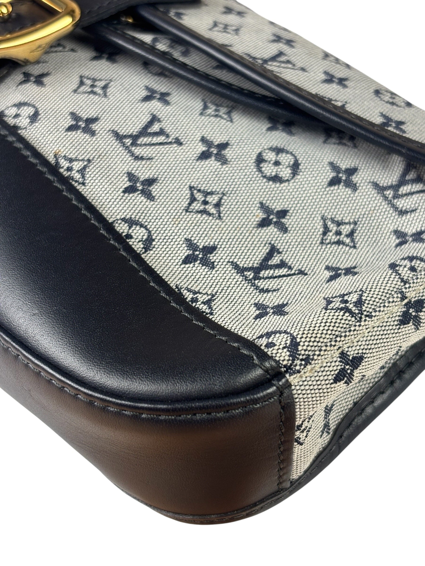Louis Vuitton Grey/Black Monogram Marjorie Pochette