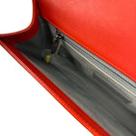 Chanel Quilted Stitch Red Leather Boy Bag 2014