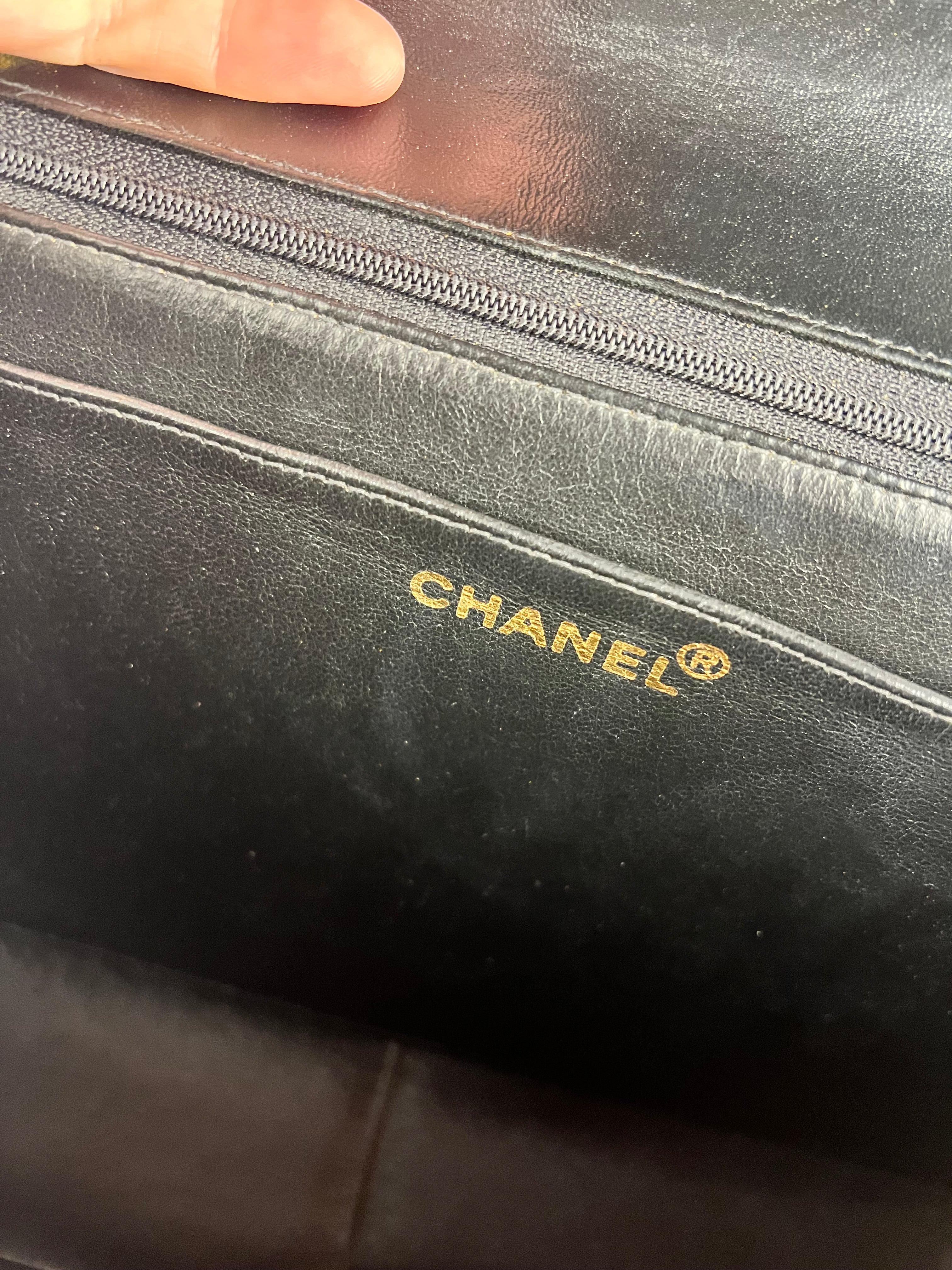 Chanel Mademoiselle Vertical Quilt Single Flap Bag 1994