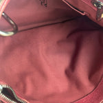 Gucci Vintage GG Canvas Pink Trim Shoulder Bag