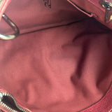Gucci Vintage GG Canvas Pink Trim Shoulder Bag