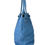 Christian Dior Blue Leather Panarea Tote