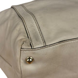 Gucci Britt Leather Tote Beige