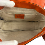 Gucci Orange Leather Snaffle Shoulder Bag