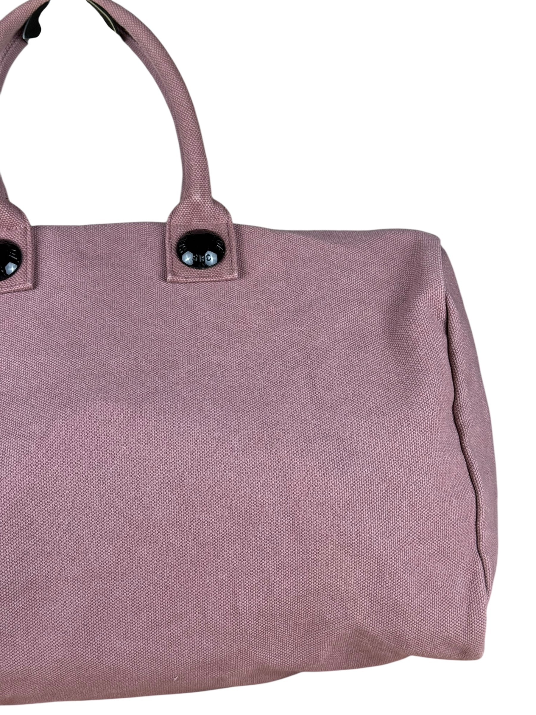 See By Chloé Purple Canvas Weekender Bag