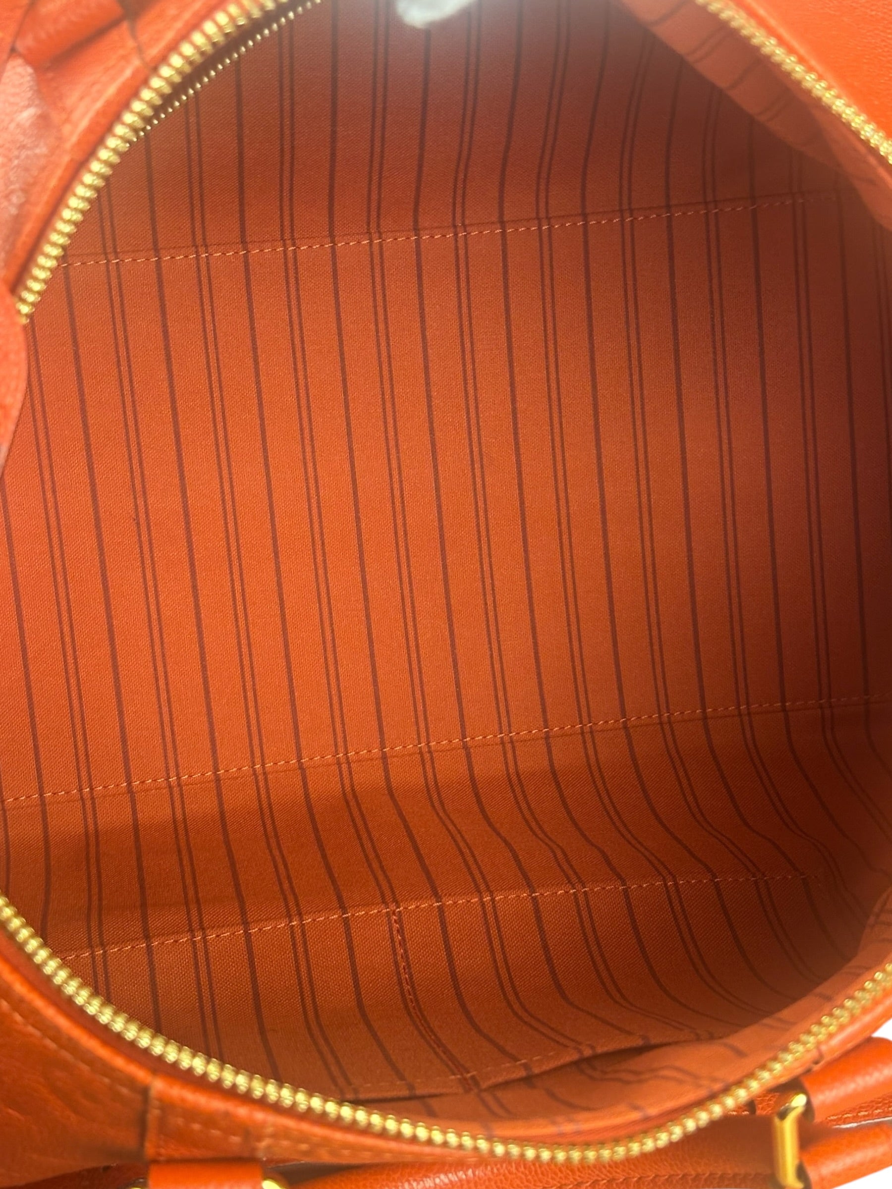 Louis Vuitton Red Empreinte Bandouliere 50