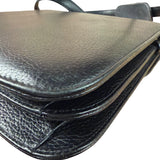 MCM Vintage Black Leather Crossbody Bag