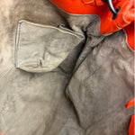 Bottega Veneta Sunset Orange Intrecciato Leather Hobo Tote