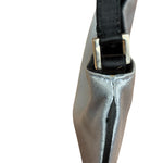 Prada Spazzolato Mini Grey Satin