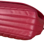 Chanel Pink Chevron Quilted Leather Medium Flap Bag 2018
