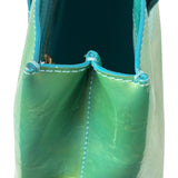 Louis Vuitton Vintage Teal Monogram Vernis Wilshire PM Tote