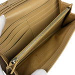 Fendi Beige Monster Face Leather Long Wallet