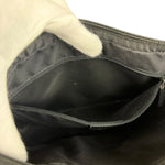 Gucci Vintage Black GG Canvas Shoulder Bag