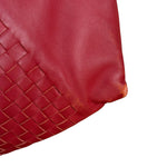 Bottega Veneta Vintage Red Hobo Aquilone Fortune Cookie Shoulder Bag