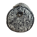 Dior Black/White Shawn Stussy Curvy Script Roller Bag