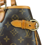 Louis Vuitton Leather Batignolles Horizontal Canvas Monogram Tote Bag