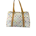 Louis Vuitton White Murakami Aurelia MM Tote Bag