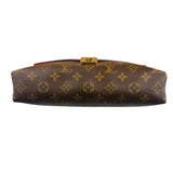 Louis Vuitton LV Monogram Red Leather Pallas Chain Bag