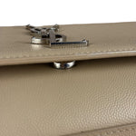 Saint Laurent Kate Grain De Poudre Chain Bag Beige