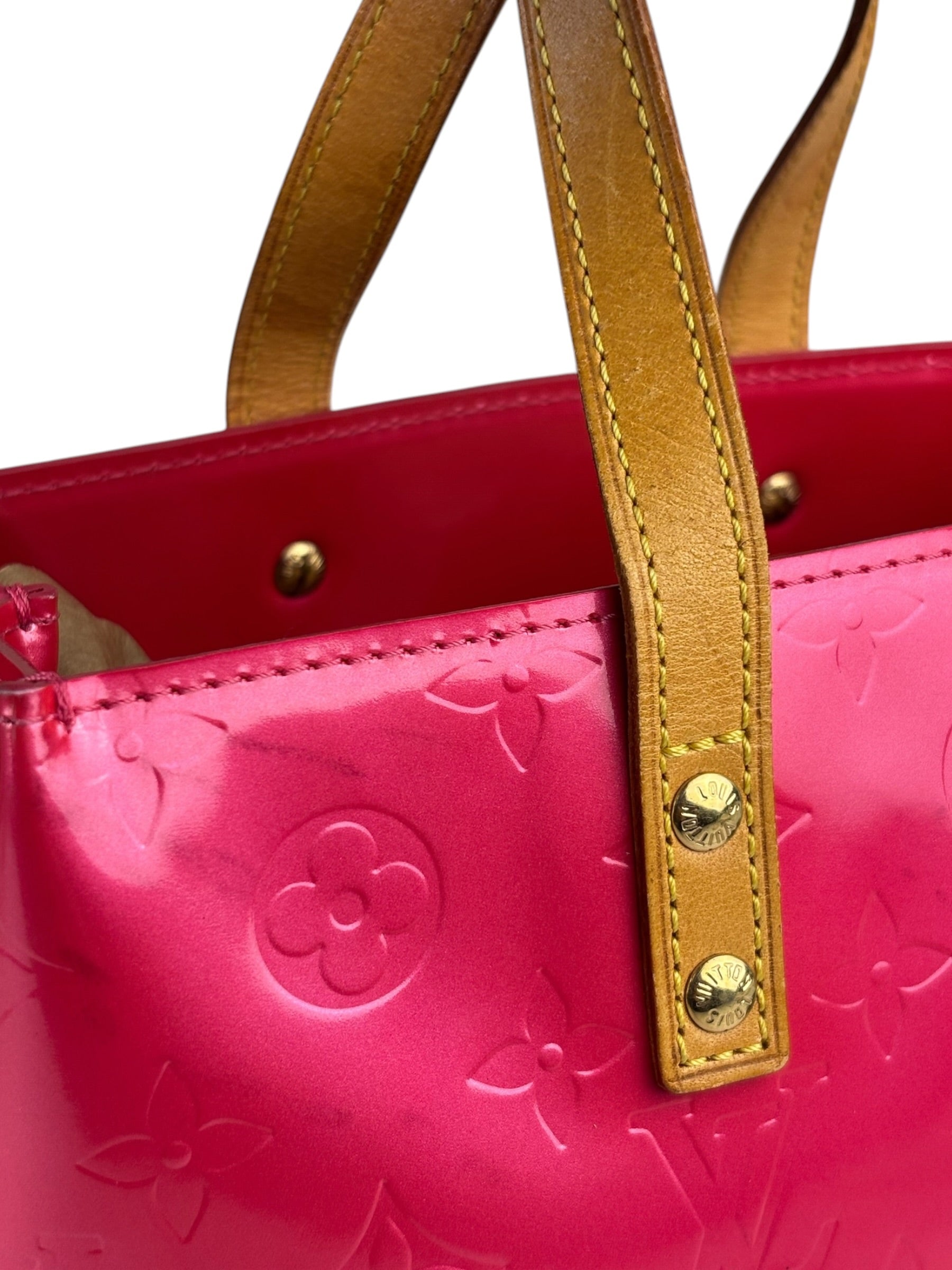 Louis Vuitton Vintage Vernis Patent Leather Monogram Reade Handbag PM