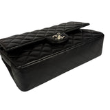 Chanel Black Quilted Leather Classic Medium Double Flap Bag 2017