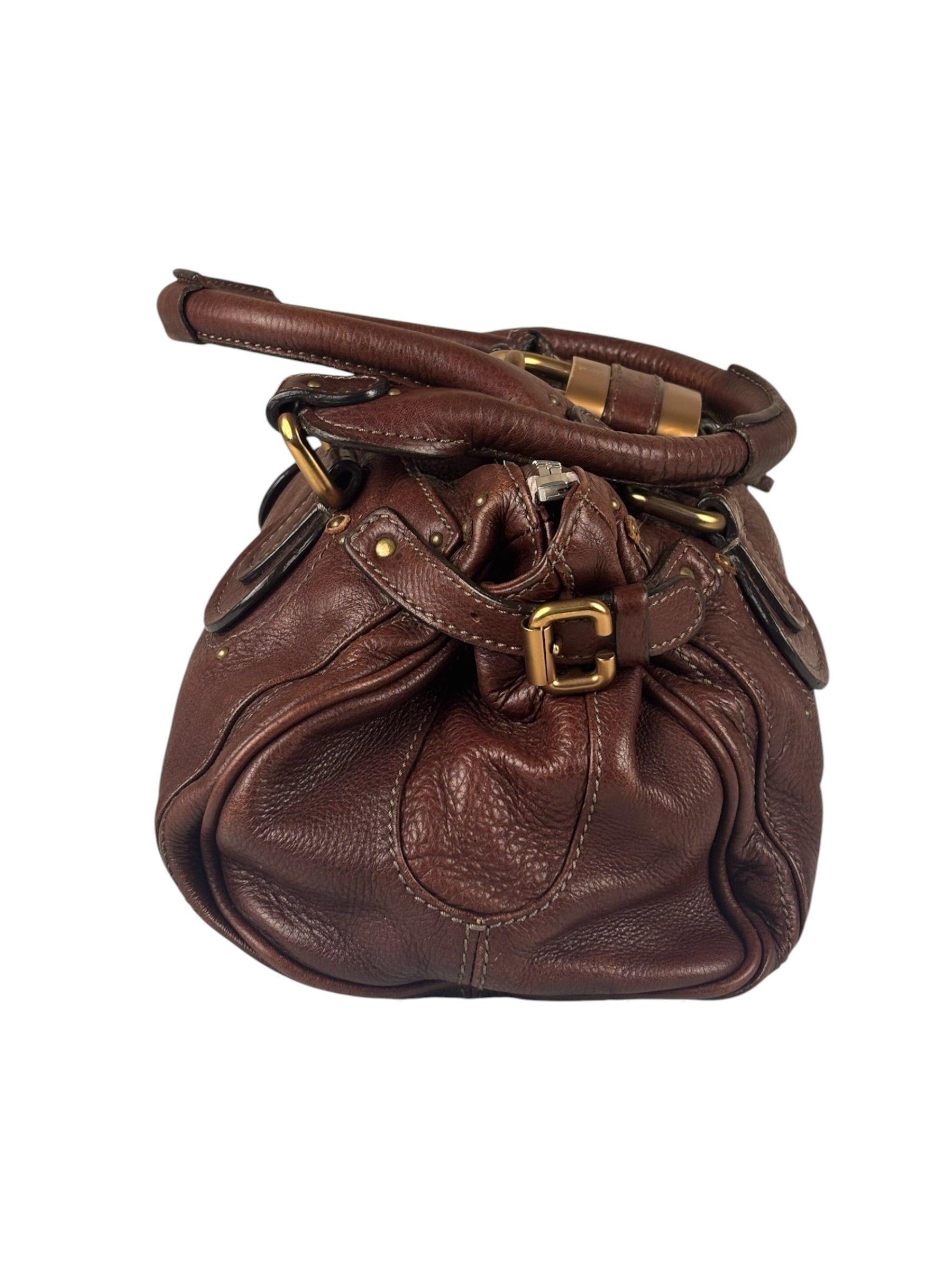Chloe Paddington Brown Leather Handbag