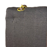 Chanel Brown Vertical Stitch Two-Toned CC Double Flap Bag 90s