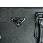 Prada Black Saffiano Leather Galleria Tote