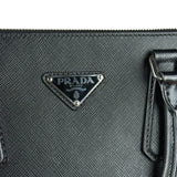 Prada Black Saffiano Leather Galleria Tote
