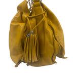 Loewe Vintage Yellow Leather Flamenco Tote Bag