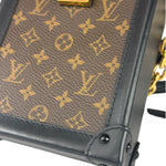 Louis Vuitton Black Monogram Vertical Trunk Pochette