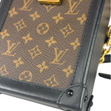 Louis Vuitton Black Monogram Vertical Trunk Pochette