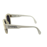 Chanel White Acetate Sunglasses 05247 10601