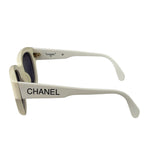 Chanel White Acetate Sunglasses 05247 10601