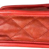 Chanel French Riviera Caviar Quilted Flap Bag Sunset 2011