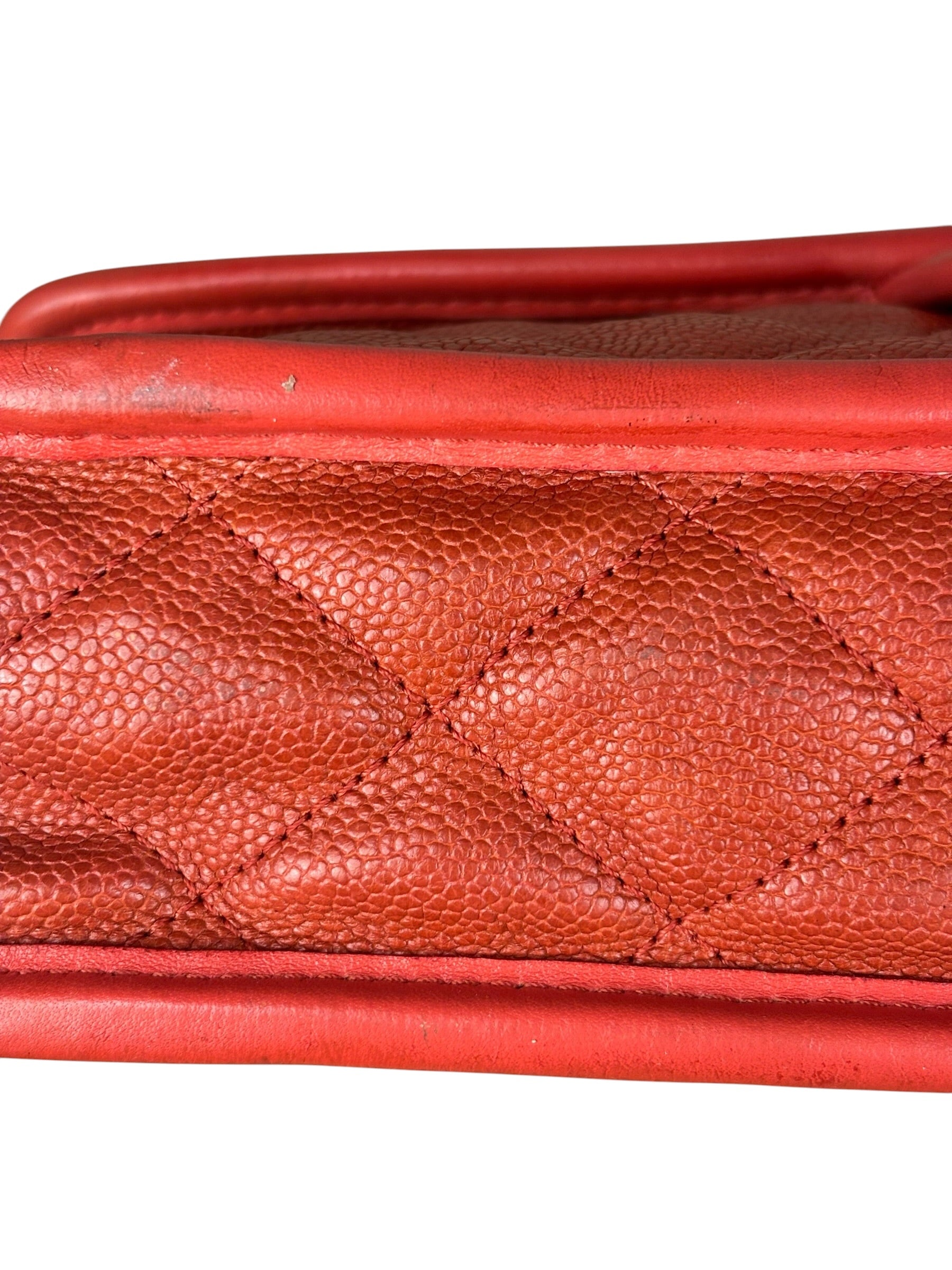 Chanel French Riviera Caviar Quilted Flap Bag Sunset 2011