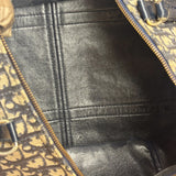 Christian Dior Vintage Navy Blue Trotter Boston Bag
