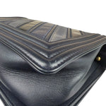 Chanel Tricolor Chevron Leather Old Medium Boy Flap 2016
