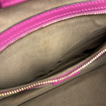 Gucci Pink/Red Leather Open Top Handbag