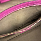 Gucci Pink/Red Leather Open Top Handbag