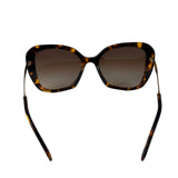 Prada Tortoise Shell SPY 03Y Oversized Butterfly Sunglasses