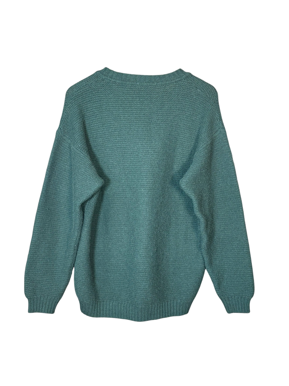 Fendi Green Vintage V-Neck Sweater