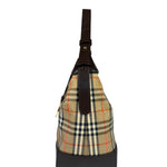 Burberry Vintage House Check Canvas/Leather Shoulder Bag